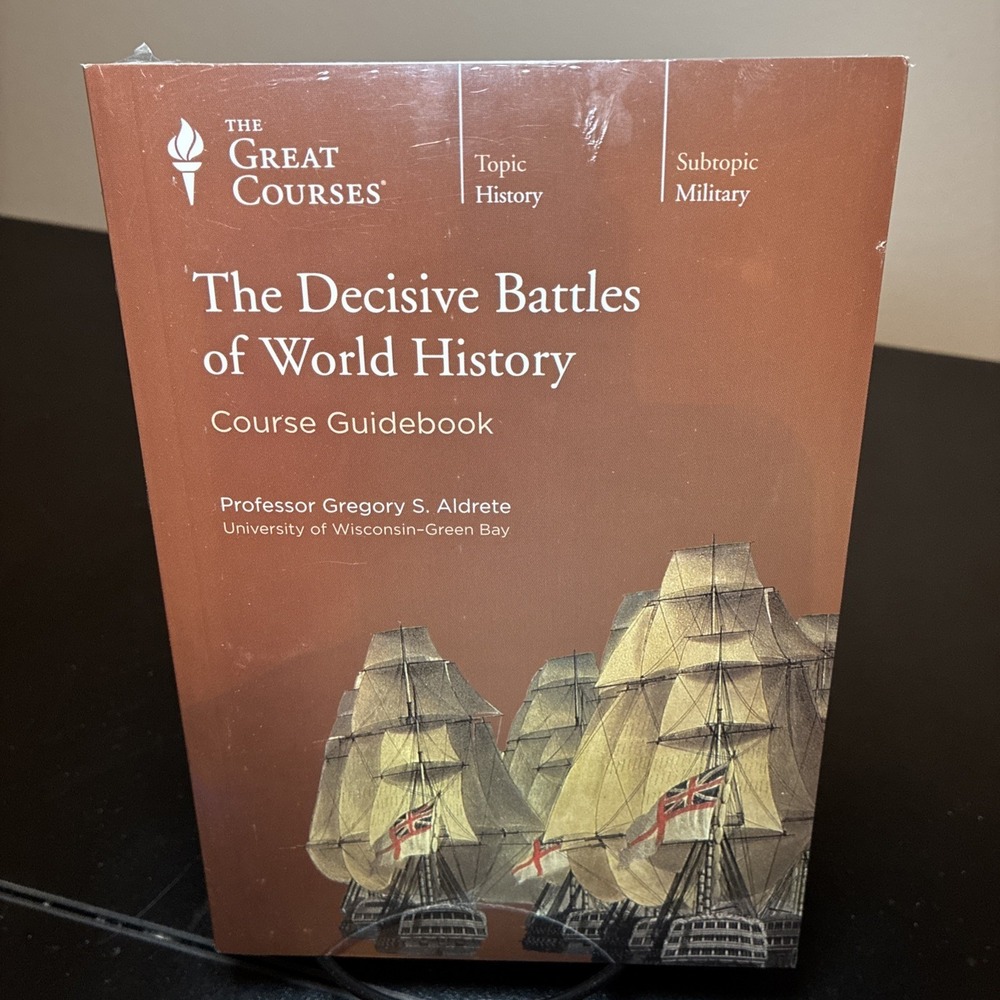 Great Courses: The Decisive Battles of World History (Course+Guidebook, DVD) NEW